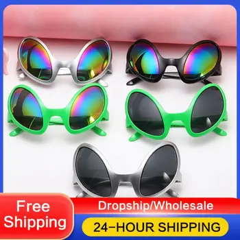 Забавные солнцезащитные очки, Креативные Очки Инопланетянина, Солнцезащитные очки для праздничной вечеринки, Уникальные Очки для вождения, Велосипедные Солнцезащитные очки
