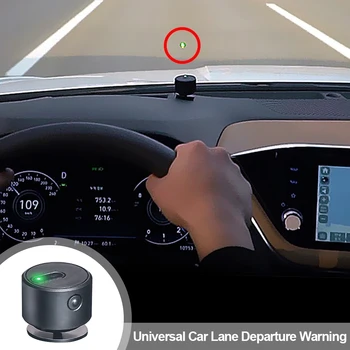 Универсальная система предупреждения о выезде автомобиля с полосы движения, система защиты от столкновений, светодиодная проекционная лампа для грузовика