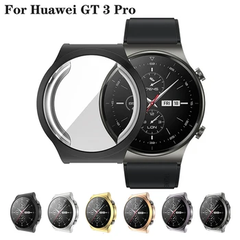 Покрытие Стеклянного корпуса для Huawei Watch GT 3 Pro 2 42 мм 43 мм 46 мм Защитная Пленка для экрана Полное Покрытие Стеклянного корпуса для Huawei Watch GT 2 3 Pro