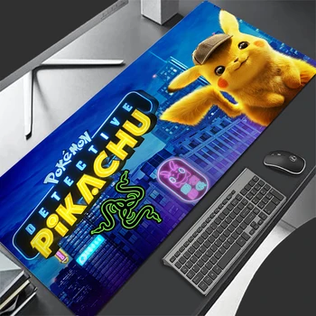 RAZER Pokemon Pikachu Goliathus Speed Коврик для мыши игровые аксессуары компьютерная клавиатура, разработанная специально для киберспортивного коврика для мыши