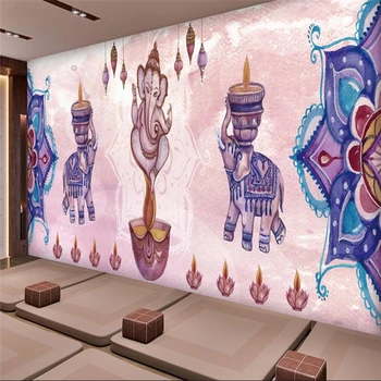 бейбеханг тайские обои papel de parede 3d фреска декор картина фон обои гостиная фото отель Ресторан живопись