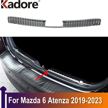 Внутренняя Защитная Крышка Заднего Бампера Mazda 6 Atenza 2019-2021 2022 2023 Наружная Задняя Накладка Протектора Багажника Отделка Автомобиля