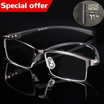 Очки tr90 титановая оправа для очков от близорукости мужские очки для чтения удобная нескользящая оправа для очков для мужчин