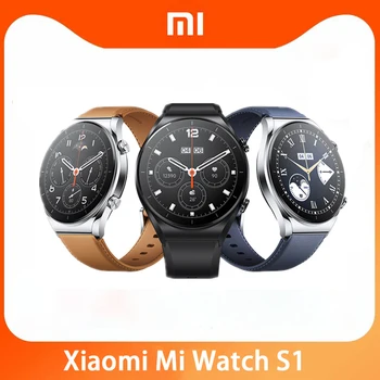 Xiaomi Mi Watch S1 Smartwatch 1,43-дюймовый AMOLED-дисплей 12 дней автономной работы Водонепроницаемые наручные часы с GPS 5ATM