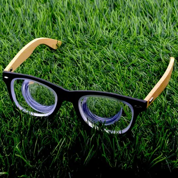 Предел!! Оправа для очков на ножках из натурального бамбука, безвредная для окружающей среды, при близорукости, близорукие миодисковые очки Goc -от 11D -12D -13D до -20d