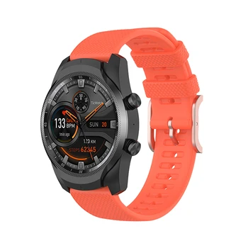 Мягкая Замена 22-ММ Ремешка для Наручных Часов Ticwatch Pro/Ticwatch Pro2020/Аксессуары Для Часов Ticwatch GTX