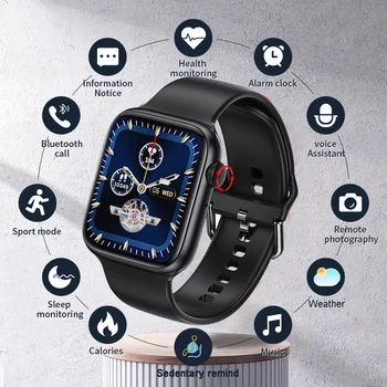2023 LIGE Samrt Watch Мужские Женские Bluetooth Фитнес-Трекер Сердечного Ритма Спортивные Водонепроницаемые Часы Для Apple Samrtwatch Series 7 Watche