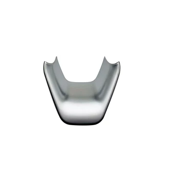 Автомобильная Матовая Серебристая Наклейка на панель рулевого колеса, декоративная рамка для Toyota Sienta 2022 2023 гг.