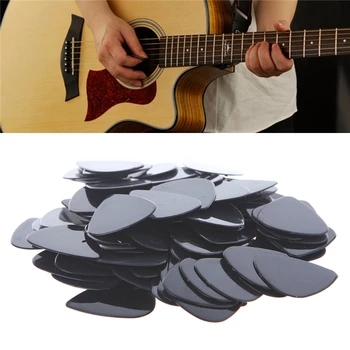 100 шт ABS целлулоидные медиаторы для гитары Акустическая электрогитара, бас-гитара, нейлоновый медиатор, медиатор Толщиной 0,71 мм