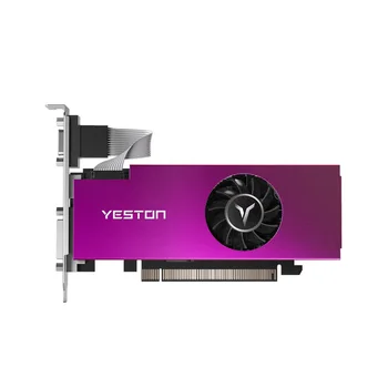 Видеокарта Yeston RX550-4G D5 LP Radeon Chill 4 ГБ Оперативной памяти GDDR5 128 Бит 6000 МГц VGA + HD MI + DVI-D GPU Игровая видеокарта