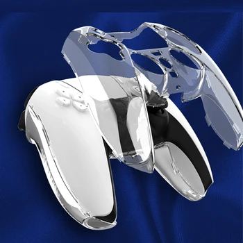Для PS5 DualSense Skin Прозрачный чехол для ПК Ультратонкий защитный чехол для PlayStation 5 Аксессуары для контроллера