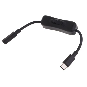 Удлинительный кабель 573A USB C от мужчины к женщине со встроенным питанием для устройств Raspberry 4 и Android