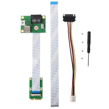 Мини-PCIE-PCI-E Express X1 + USB-карта Riser Card с кабелем FFC Высокоскоростной разъем 