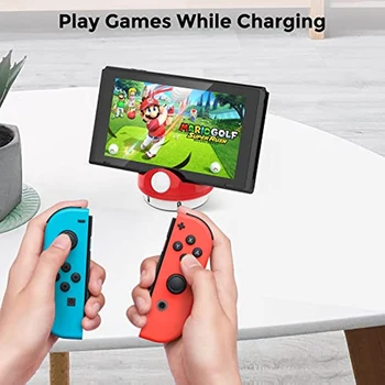 Портативные подставки для мини-зарядного устройства, док-станция для зарядки игровой консоли, подставка для зарядки, аксессуары для Nintendo Switch OLED
