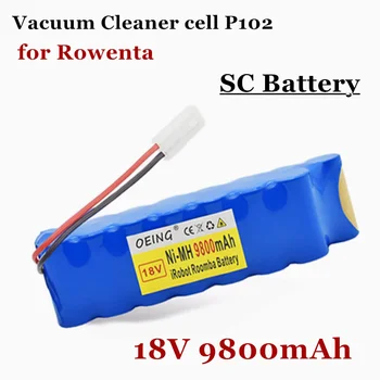 Аккумуляторная Батарея 18V Ni MH SC 9800 мАч для Пылесоса Rowenta CD RH8771 или Tefal Cyclone Extreme Vacuum Cleaner Cell P102