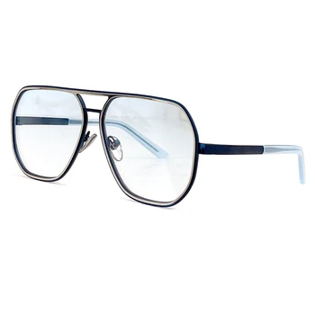 Солнцезащитные очки Overszied Pliot Для женщин и мужчин 2023, Модный бренд, Дизайнерские Солнцезащитные очки с градиентом UV400 gafas de sol