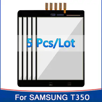 Замена сенсорного Экрана 5ШТ Для Samsung Galaxy Tab A 8.0 T355 T350 SM-T355 SM-T350 Сенсорный Экран Дигитайзер Сенсорная Стеклянная Панель