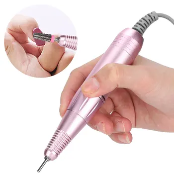 Электрическая ручка-дрель для дизайна ногтей, Профессиональная Дрель для полировки ногтей, Шлифовальная Машинка, Ручка, Аксессуары для Маникюра, Принадлежности для салонов Красоты.