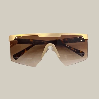 2020 Металлические солнцезащитные очки с плоским верхом, ретро-сексуальные солнцезащитные очки, Женские градиентные брендовые солнцезащитные очки в большой оправе, Классические солнцезащитные очки UV400 gafas de sol