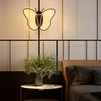 Современные потолочные светильники Led Butterfly Настенный светильник Nordic Home Lighting для спальни гостиной Светодиодные потолочные светильники Light