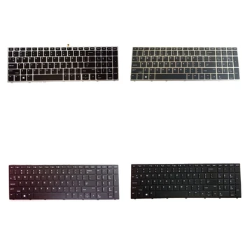 Новая Клавиатура для ноутбука hp Probook 450 G5 455 G5 470 G5 американской версии В Серебристой Рамке с подсветкой Опционально