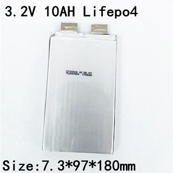 20шт Lifepo4 3.2v 10ah Реальная Емкость 12ah 3.2v 30A Аккумулятор Высокого Разряда для Аккумуляторной Батареи Для Хранения Солнечной Энергии Ebike Инвалидная Коляска