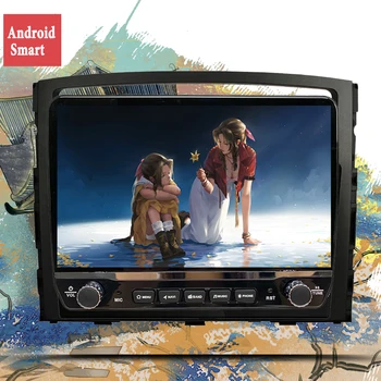 IPS экран 4G lte Android 13 автомобильный DVD gps мультимедийный плеер для Mitsubishi Pajero 2006-2014 GPS навигация радио аудио 8 + 128 г