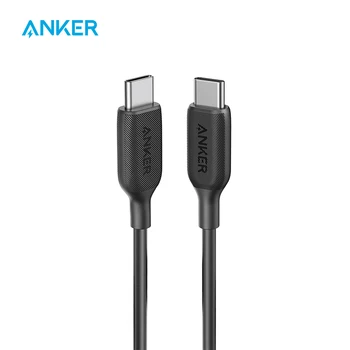 Кабель для быстрой зарядки Anker Type C 60 Вт Powerline III от USB-C до USB-C Samsung Galaxy S20 Plus кабель для зарядного устройства для телефона A8852/A8853