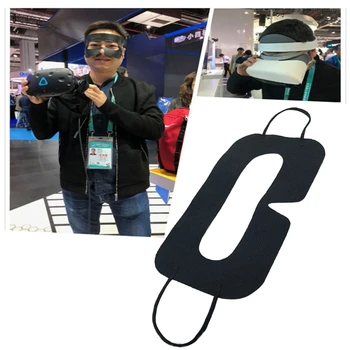 Гигиеническая накладка для маски виртуальной реальности, 100 упаковок, черная одноразовая маска для глаз для очков виртуальной реальности Vive Oculus-Rift 3D