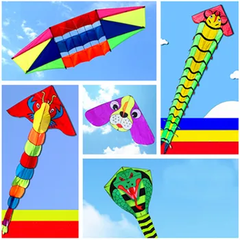 Бесплатная доставка Детские воздушные змеи, летающие игрушки для детей, воздушный змей, надувные воздушные змеи, деревянный вращающийся парашют, забавный ветряной носок