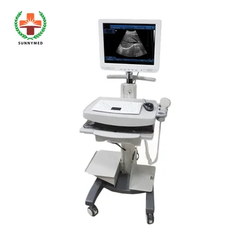 Тележка с сенсорным экраном SY-A038 Для ультразвуковой диагностики B сканер черный белый Цена ультразвука