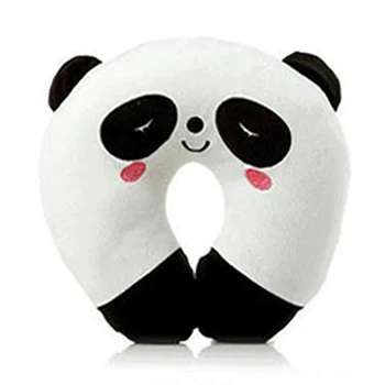 Подушка для дома с рисунком милой мультяшной панды для путешествий, U-образная подушка для шеи / подушка для отдыха