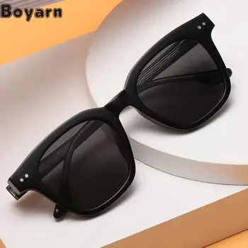Boyarn Fashion Gm Same Propionic Acid Box Солнцезащитный крем для женщин Advanced Sense Версия Ins Солнцезащитные очки UV400 Pin