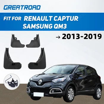 для Renault Captur Samsung QM3 2013 ~ 2019 Брызговик Крыло Брызговик Защита От Брызговиков Аксессуары 2014 2015 2016 2017 2018