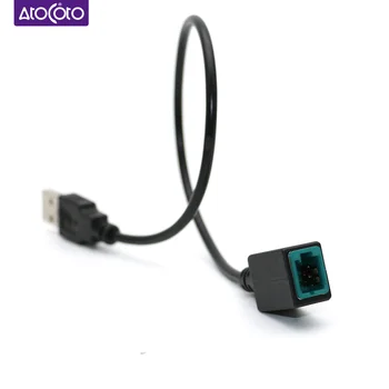 AtoCoto USB-адаптер для крепления ремня безопасности для Mazda, Входной кабель для автомобильного аудио, Замена