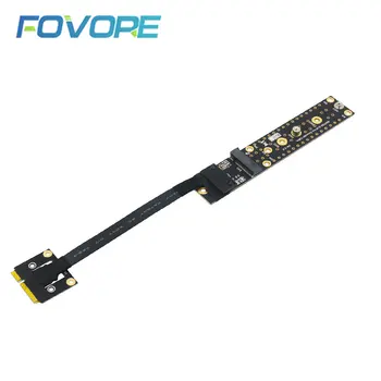 Адаптер Mini PCIe to M.2 Key M для подключения NVME SSD к тестеру / расширителю PCIE
