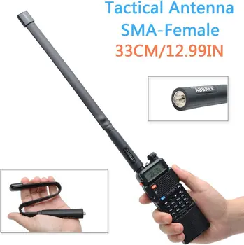 Складная линейчатая антенна Baofeng-UV-5R, наружный тактический переговорный телефон, SMA-антенна, полевая боевая группа, 888sCS