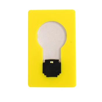 Складная светодиодная карманная лампа, 5 шт., лампочка-кошелек для кредитных карт, энергосберегающая для домашней спальни