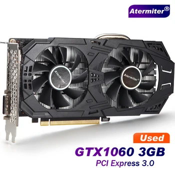 Видеокарта Atermiter GTX 1060 3GB 192Bit GDDR5 Видеокарты GTX1060 GPU