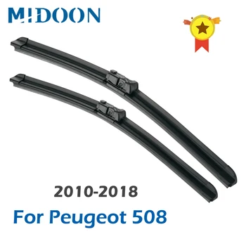 Щетки Передних Стеклоочистителей MIDOON Wiper LHD RHD Для Peugeot 508 2010-2018 Лобовое Стекло Переднее Стекло 26 