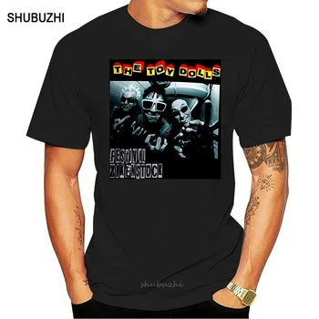 Новая популярная игрушка Куклы панк-рок-группа Мужская черная футболка Размер S-3XL мужская хлопковая футболка летний бренд teeshirt евро размер