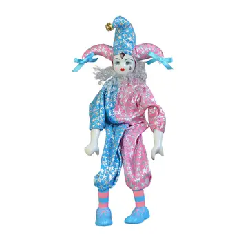 15-дюймовая угловая модель куклы-клоуна, художественная фигурка для настольного декора на Хэллоуин