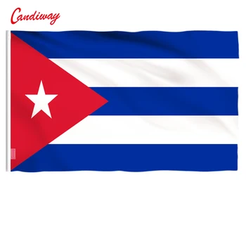 90x150 см Флаг Кубы Подвесной баннер Национальный флаг Кубы Флаги для украшения дома
