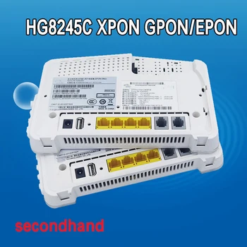 GPON ONU EPON HG8245C XPON ONT termianl с английским программным обеспечением 1GE + 3FE + voice + wifi, совместимым с программным обеспечением hG8546M Secondhand