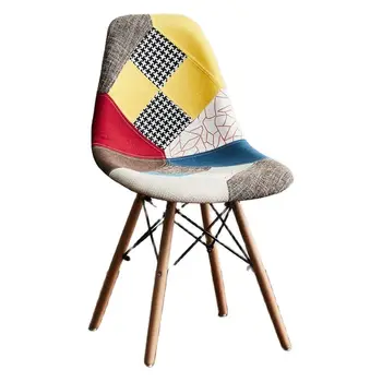 * Nordic Home Chair Современный простой Прозрачный обеденный стул Со спинкой Eames, Подсеточный Красный стул для отдыха, стол для переговоров и стул