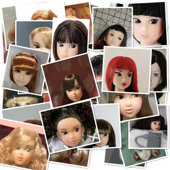 30 см Оригинальная голова момоко, кукольные головы момоко, Модная лицензионная голова, качественные кукольные головы, одевание девочек, часть игрушки 