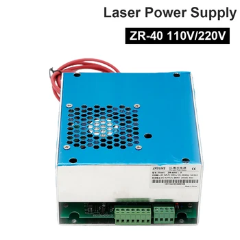 Источник питания Co2-лазера ZR-40W мощностью 40 Вт для станка для гравировки и резки CO2
