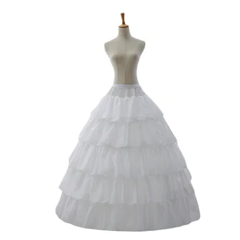 Коллекция (популярность 5496) Свадебная юбка для новой невесты Daqi Свадебное платье Юбка в четыре круга Импортный эластичный пояс в виде листьев лотоса
