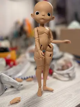 Новая 27-сантиметровая кукла BJD sd 1/6, девушка из мясистой смолы, подвижная игрушка с мясистым суставом, сделай сам, милый точечный макияж, большие глаза