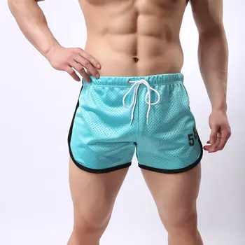 Высококачественные мужские быстросохнущие короткие повседневные мужские шорты с дышащим сетчатым принтом 58 шорт 016